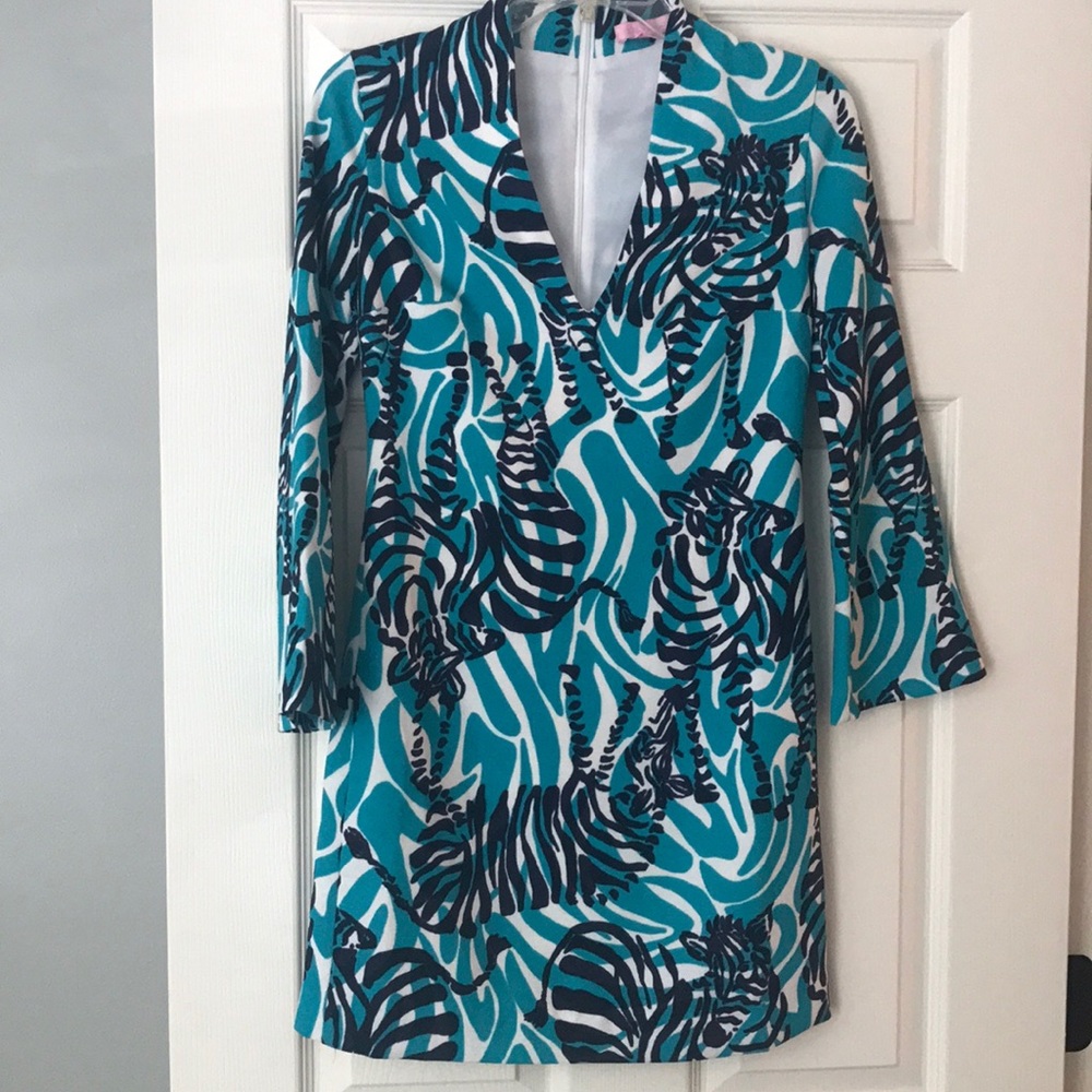 Lilly Pulitzer 3/4 sleeve shift dress